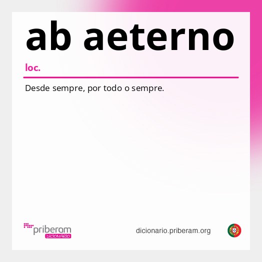 Significado de ab aeterno